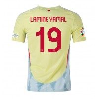 Camisa de time de futebol Espanha Lamine Yamal #19 Replicas 2º Equipamento Europeu 2024 Manga Curta